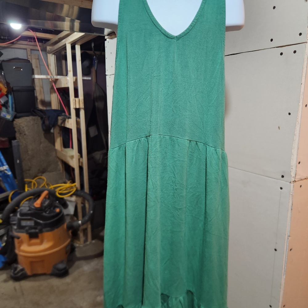 Art Class Green Casual Dress